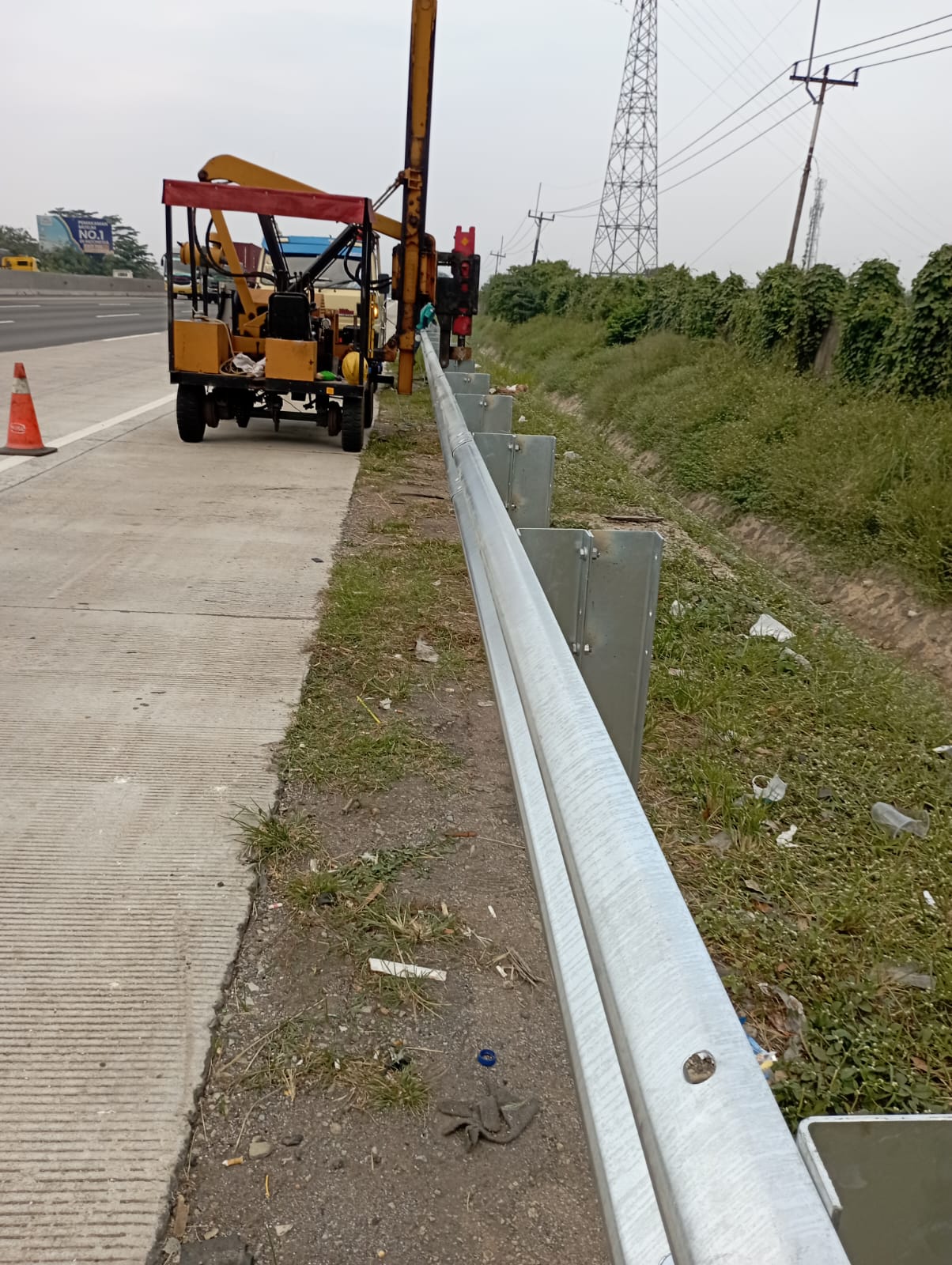 Guardrail Piling Drive
